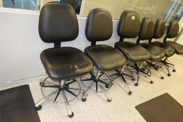 Black Lab Chairs, 5-Casters