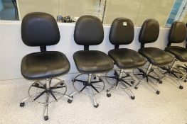 Black Lab Chairs, 5-Casters