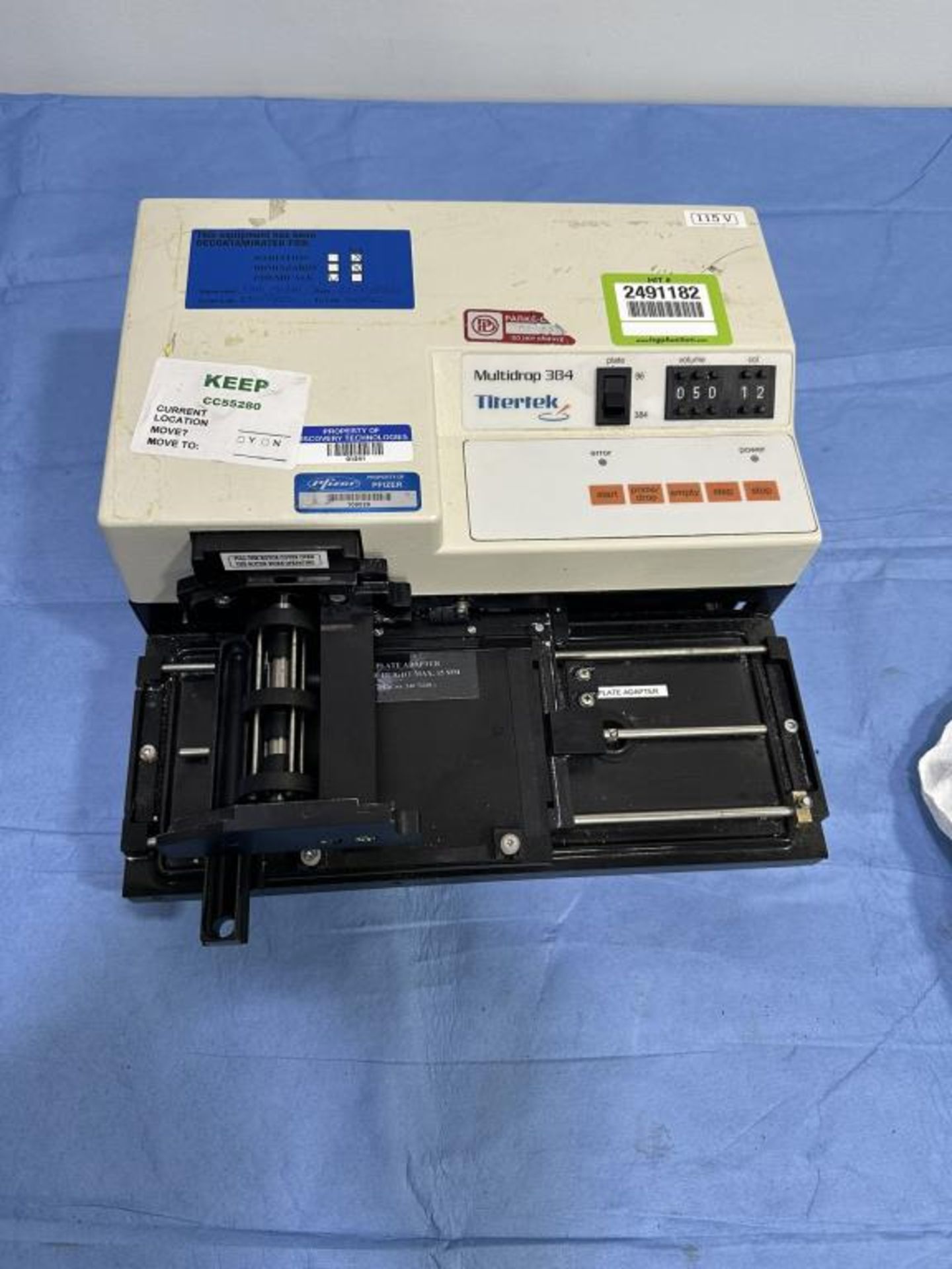 Titertek Multidrop 384 Microplate Dispenser - Image 3 of 4