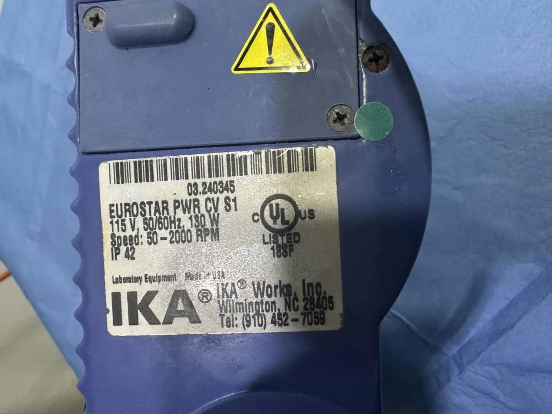 IKA EUROSTAR PWR CV S1 Overhead Stirrer - Image 4 of 4