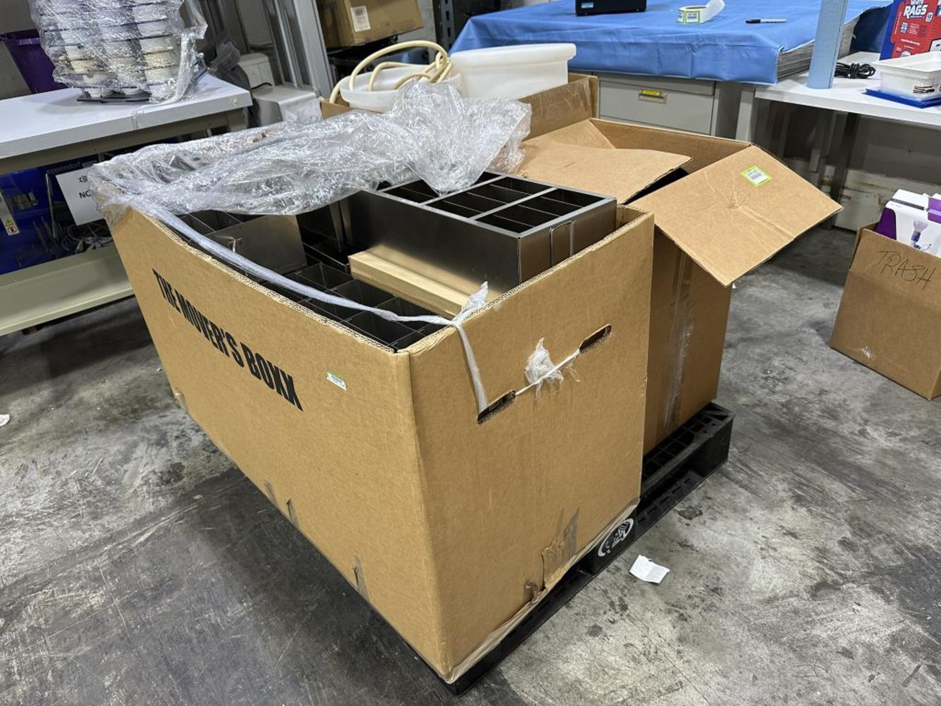 Freezer Racks and Plasticware