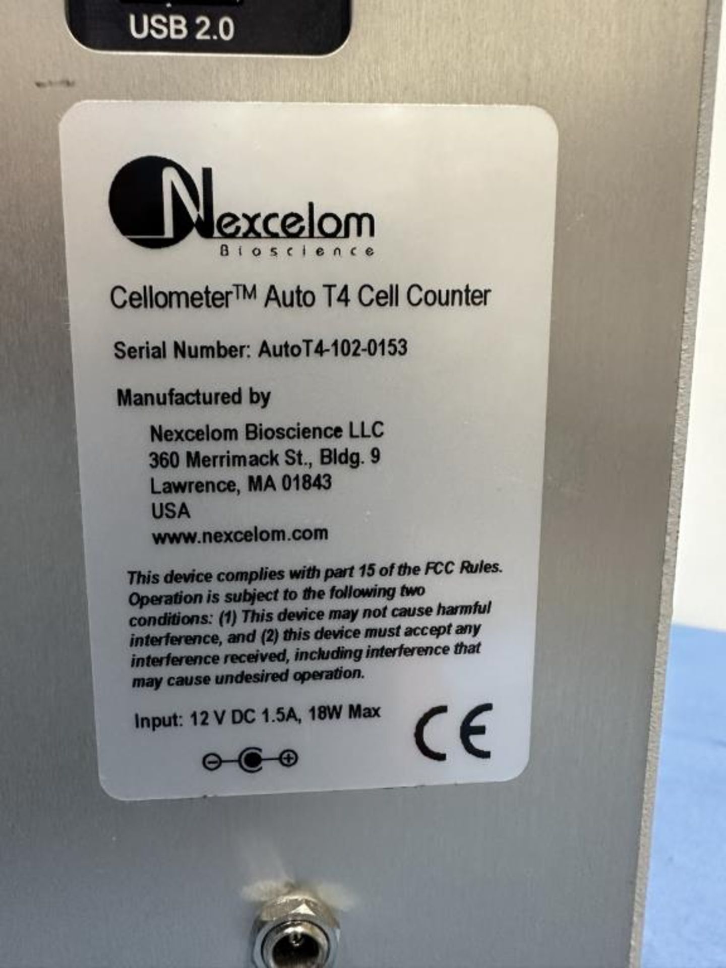 Nexcelom Auto T4 Cell Counters - Image 6 of 6
