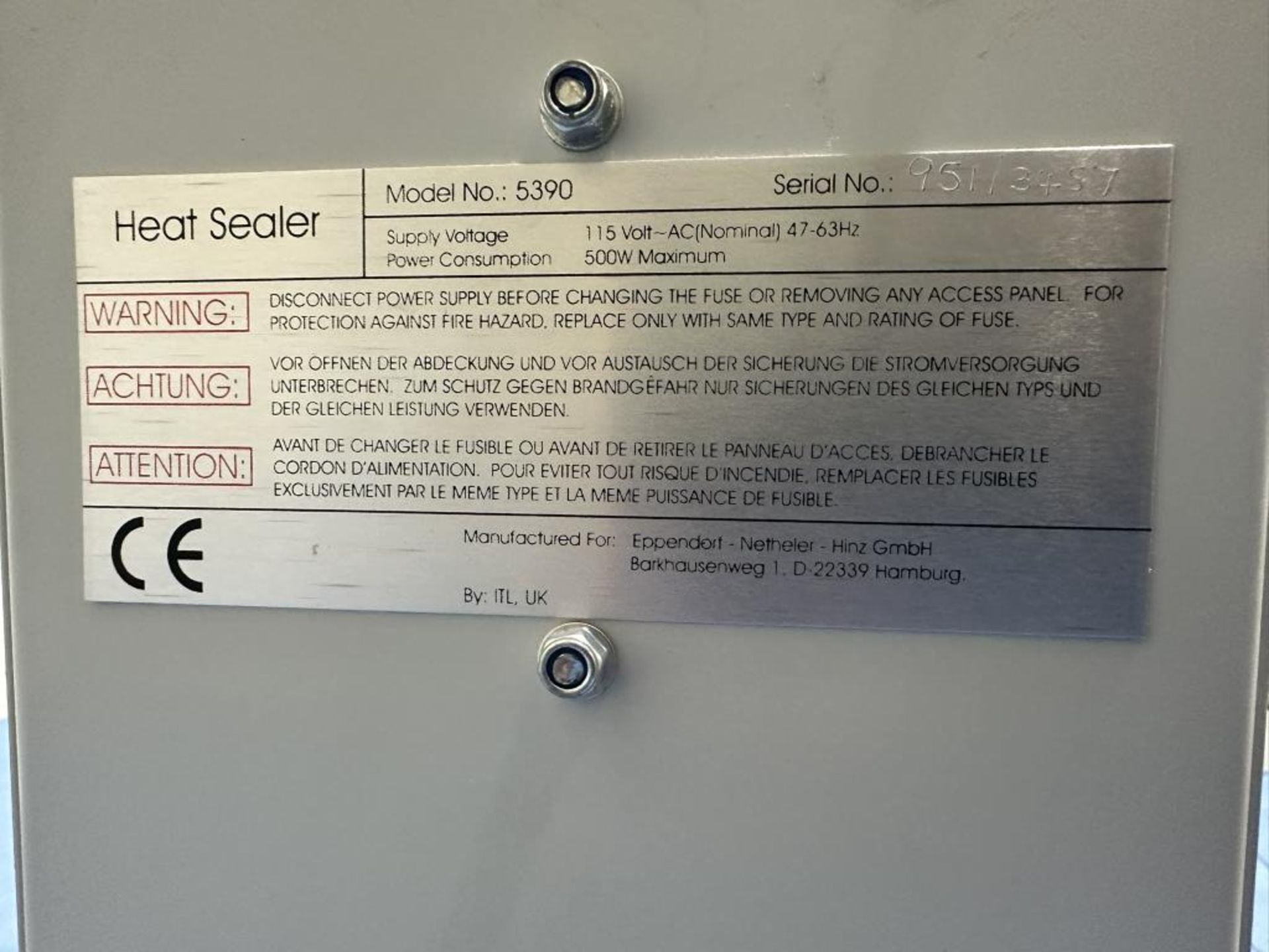 Eppendorf Microplate Heat Sealer - Image 4 of 4