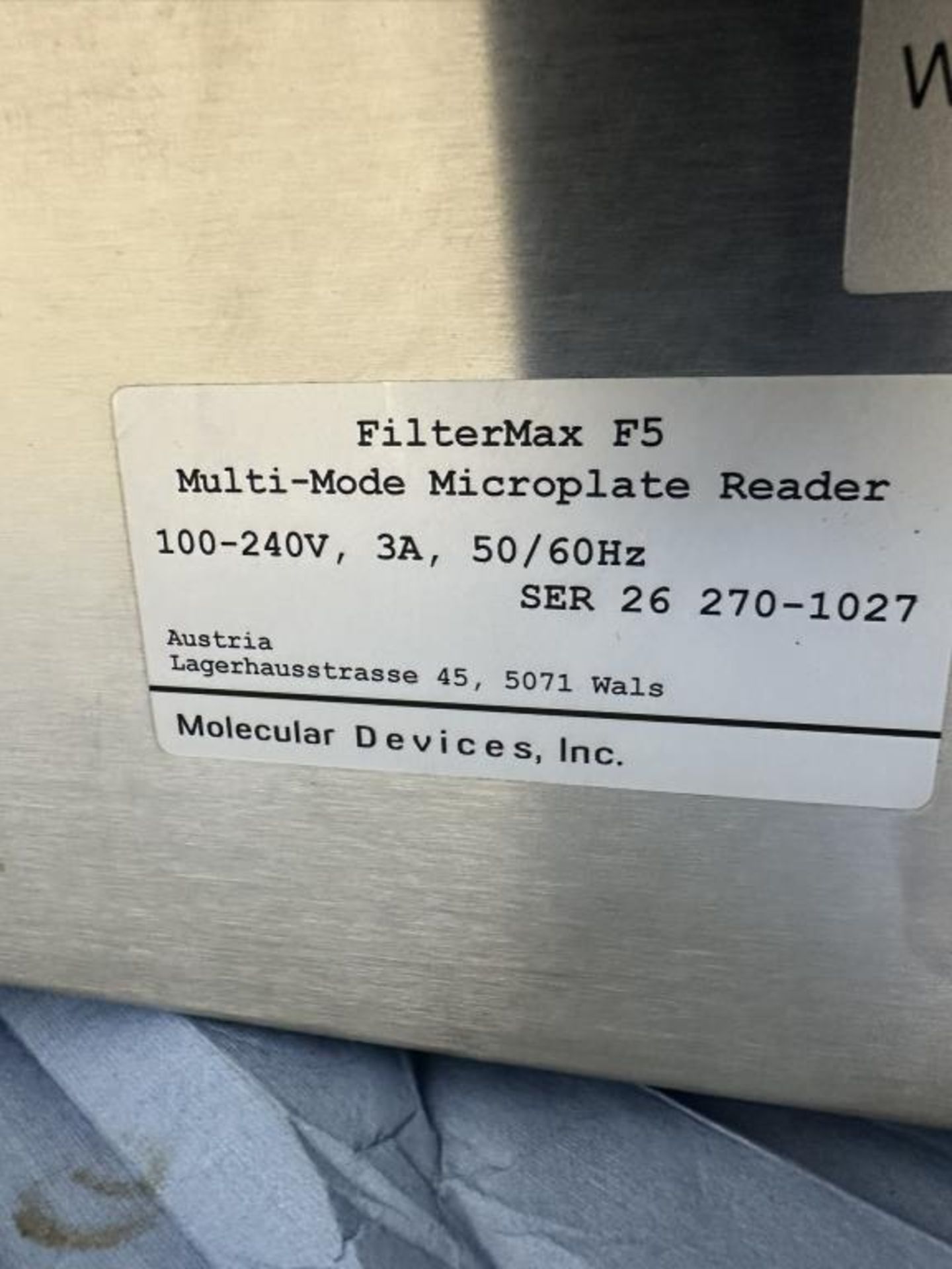 Molecular Devices FilterMax F5 Microplate Reader - Image 6 of 6