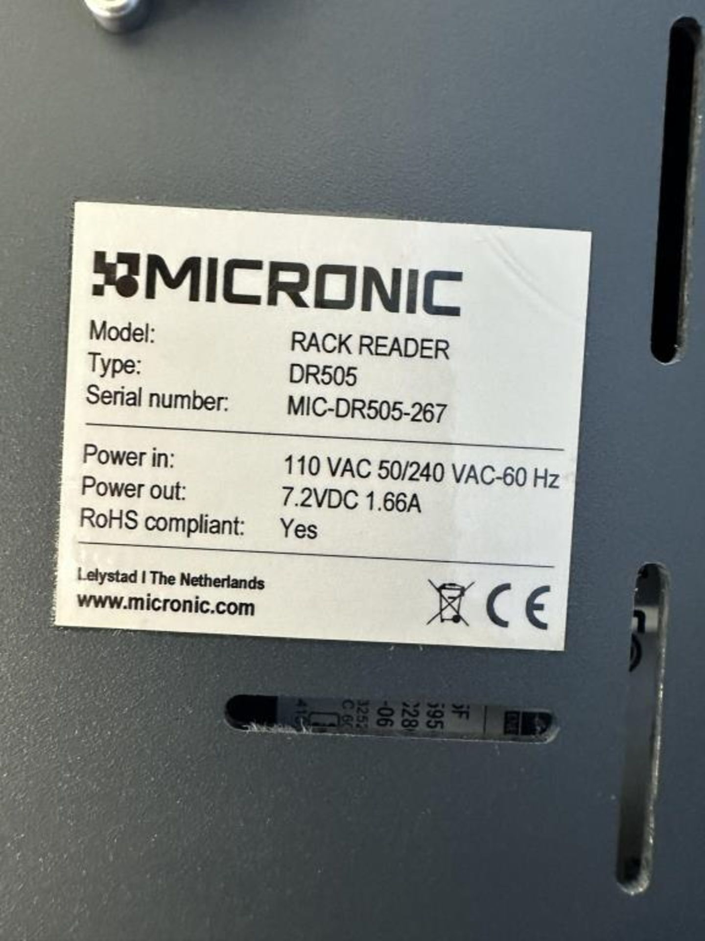 Micronic DR505 Rack Reader - Image 5 of 5