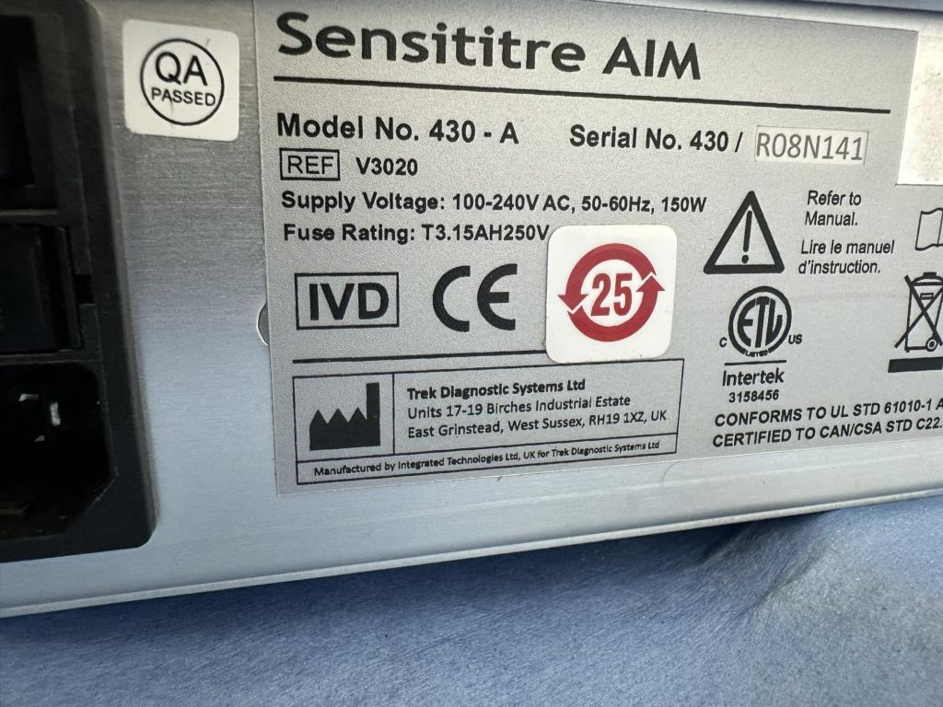 Trek Sensititre AIM Inoculation Delivery System - Image 5 of 5