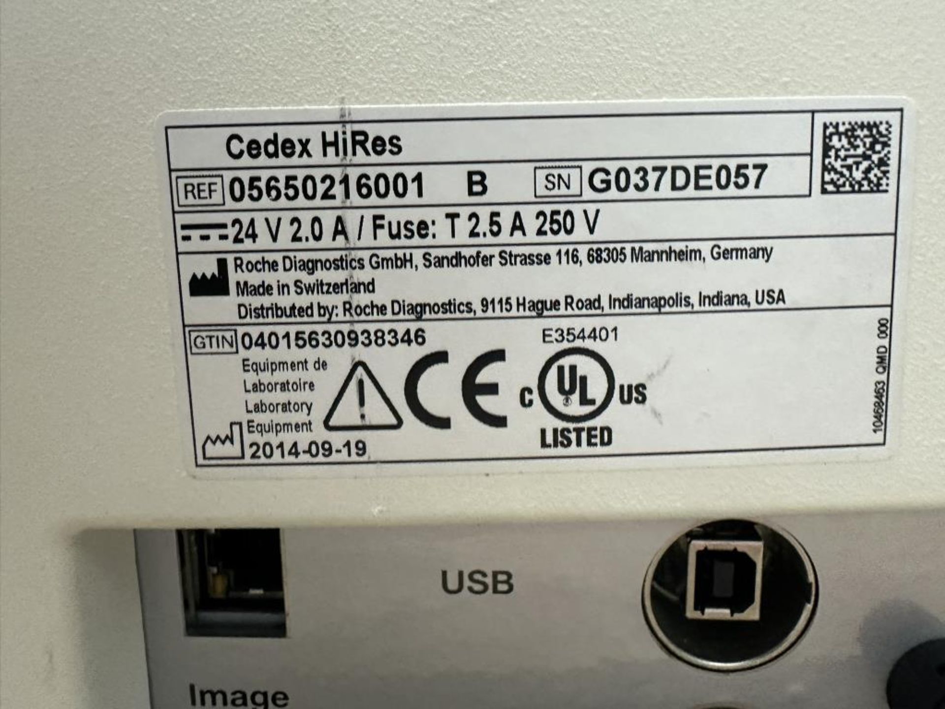 Roche Cedex HiRes Analyzer - Image 6 of 6