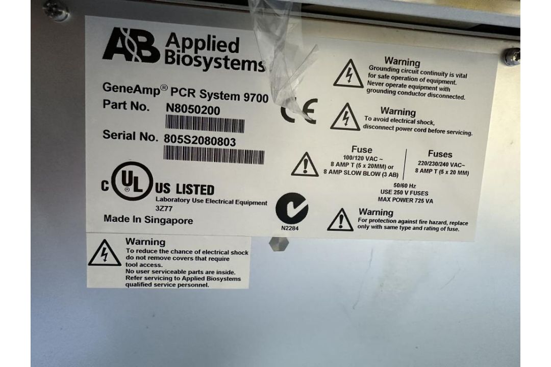 Applied Bio GeneAmp PCR Systems - Image 8 of 9