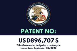 US Patent: Ornamental Design for a Motorcycle