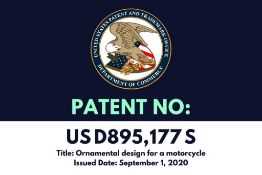 US Patent: Ornamental Design for a Motorcycle