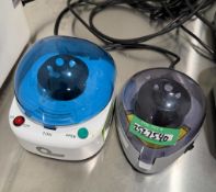 Lot of 2 Mini Centrifuges