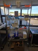 Assorted Supplies and Metro Racks