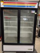TRUE GDM-49 2-Glass Door Refrigerator