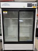 VWR SCLP-47 2-Glass Door Refrigerator