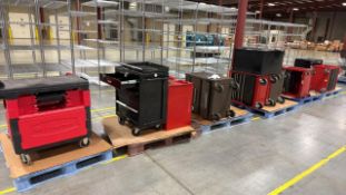 Lot of 11 Assorted Tool Boxes