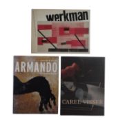Lot of approx. 250 exhibition catalogues, art books and smaller publications.
