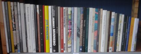 Collection of 43 art monographs by Dutch and international artists