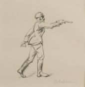 MAX LIEBERMANN - SOLDAT MIT PISTOLE
