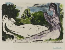 PABLO PICASSO (NACH) - 'FEMME NUE ET JOUEUSE DE FLUTE' (1932/1975)