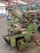 Startrite, H200A, Semi-Automatic Horizontal Bandsaw With Roller Conveyor Feed, Serial No. 94315