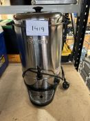 Swan 16 Litre Commercial Stainless Steel Catering Urn / Water Boiler