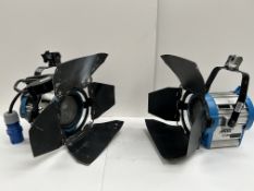 (2) Arri 650W Fresnel Head (16 Amp) S/N:L1.79400.B-102981 : L1.79400.B-647 Head Lamp (Please Note Th