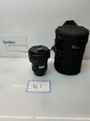 Canon EF 24-70mm f/2.8 L MK II Lens- Ø 82mm S/N:0697000145 (2021)With Lowepro Carry Case