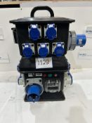 (2) Power Box Co Power Distribution Boxes with 7x 16A and 3x 32 A Outlets