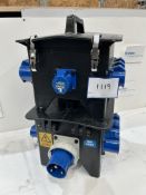 (2) KES Group Power Distribution Units with 3 x 32A Outlets and 4 x 16A Outlets