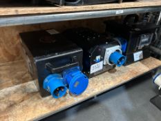 (1) Power Distribution Unit with 3 x 63A Outlets, (1) Power Distribution Unit with 4 x 16A Outlets a