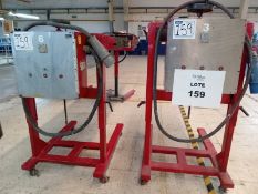 Seriography pre-dried flash units