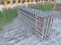 Lot of ramps for loading platforms.