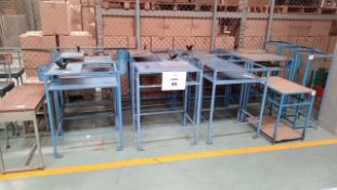 Lot of (20) pcs. approx. of work tables