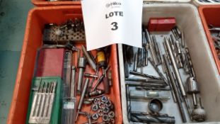 Lot of (100) pcs. approx. of different drilling accessories