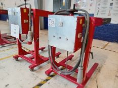 Seriography pre-dried flash units