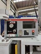 Plastic valve assembly machine, internal gasket seal, and pressure leak testing.