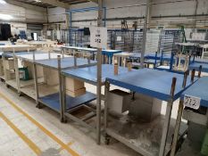 Lot of furniture for plant work