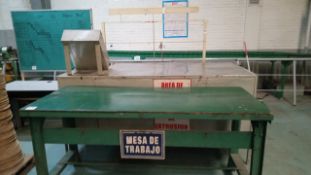 Lot of (17) work tables