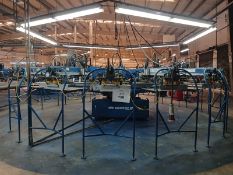 Automatic screen printing machine