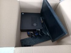 Lot of desktop computers