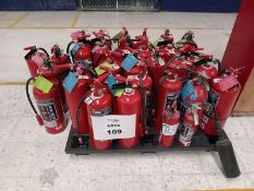 Lot of (30) pcs. of fire extinguishers