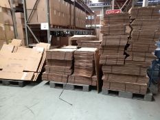 Lot of cardboard boxes