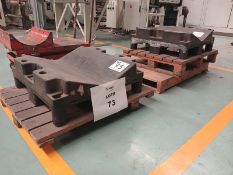 Lot of (2) roller bases