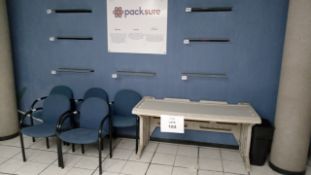 Lot of (25) pcs. approx. of reception furniture