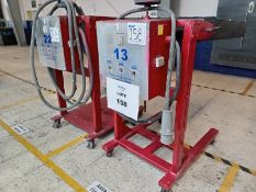 Seriography pre-dried flash units