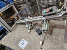 Automatic stop positioning equipment