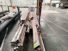 Lot of aluminium profiles and mouldings