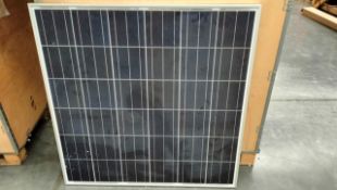 Lot of approximately (224) pieces of 125watt solar panels