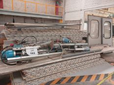 Disassembled paint booth