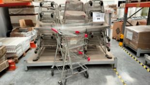 Lot of approximately (48) pieces of Self-Service Carts